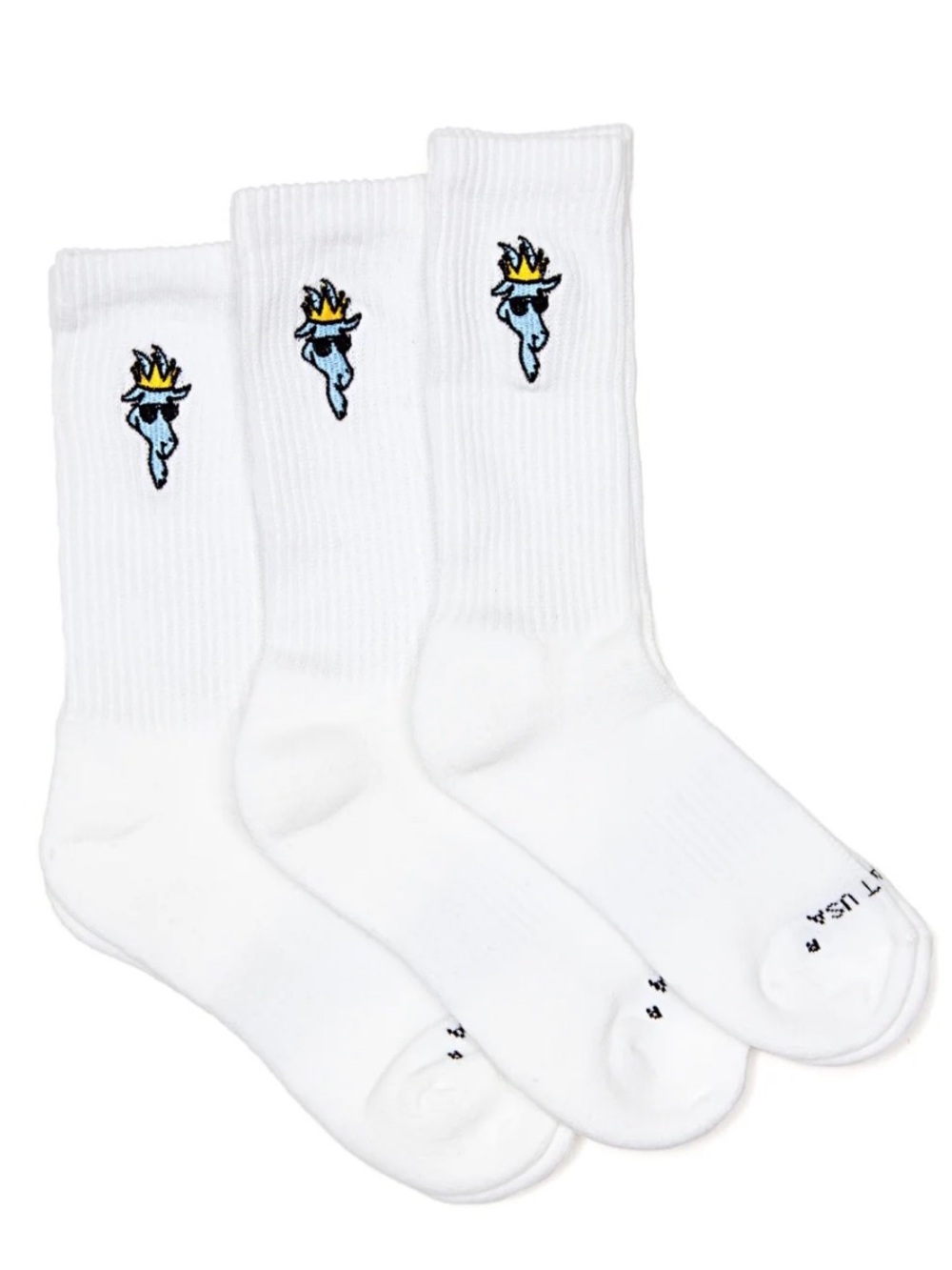Bran New GOAT USA OG Crew Socks - 3 Pack